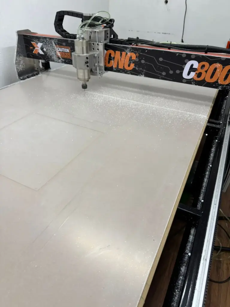 Corte / Ranurado CNC Hoja Completa Acrílico Transparente