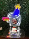 Porta Pasteles con Led Neón Chico