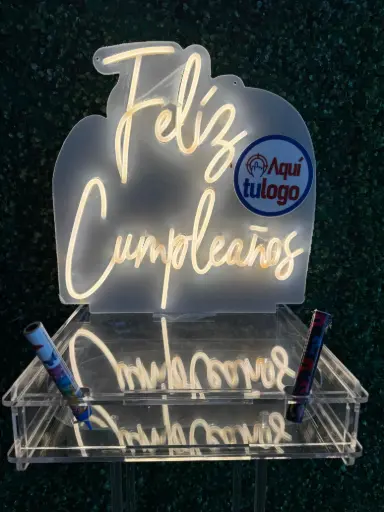 Plantilla para Porta Pastel Feliz Cumpleaños