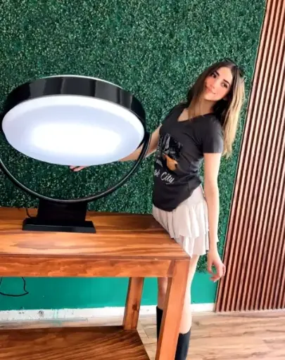 Caja de Luz Giratoria Personalizada 60 cm